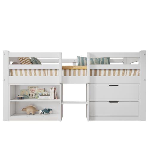Transform Their Room with the Villalta Home White Single Storage Bed - image 18