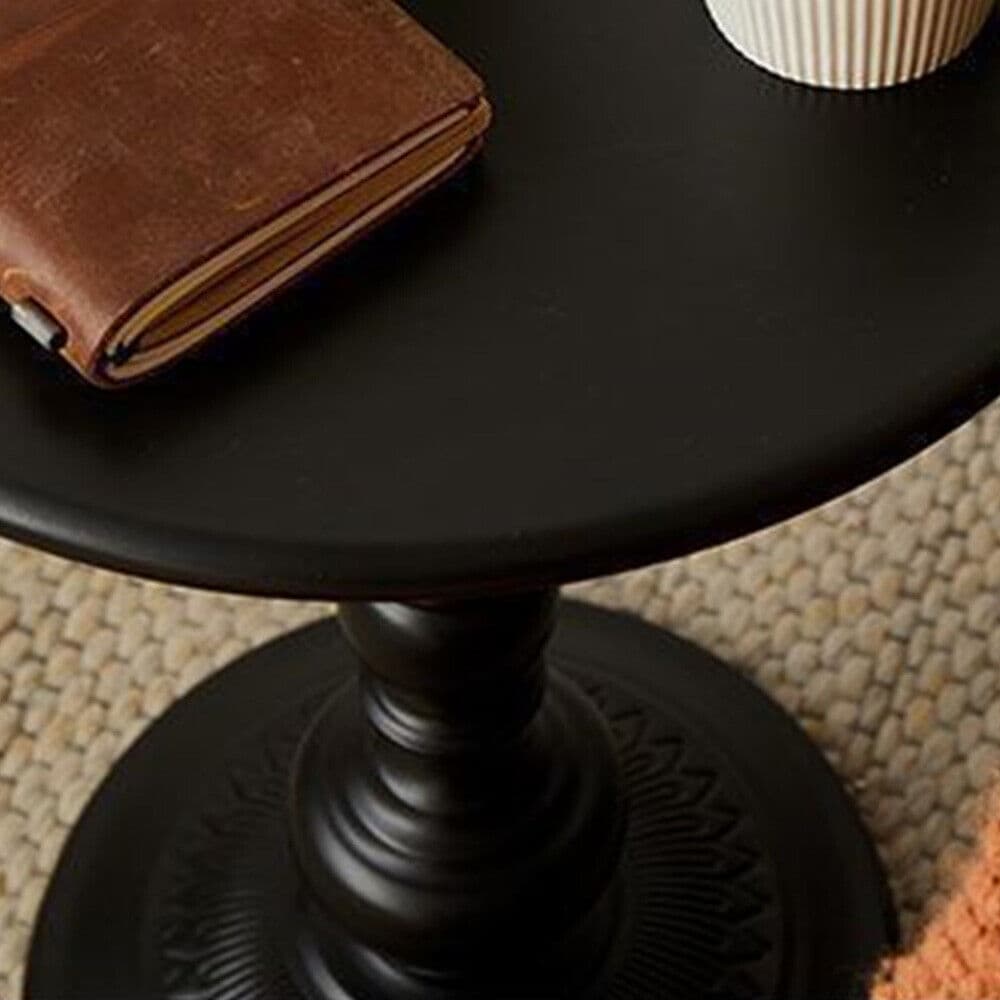 Effortless Style: Vintage Matte Metal Round Side Table - image 6