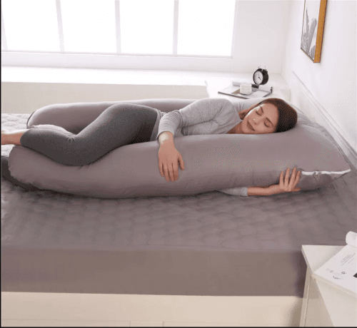 U-Shaped Maternity & Nursing Pillow for a Restful Night's Sleep - image 9