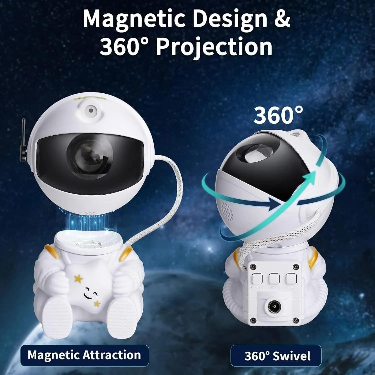 Astronaut Star Projector with Colour Night Sky and Remote Control - image 5