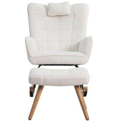 Discover Effortless Comfort in the Villalta Home White Rocking Chair - image 27