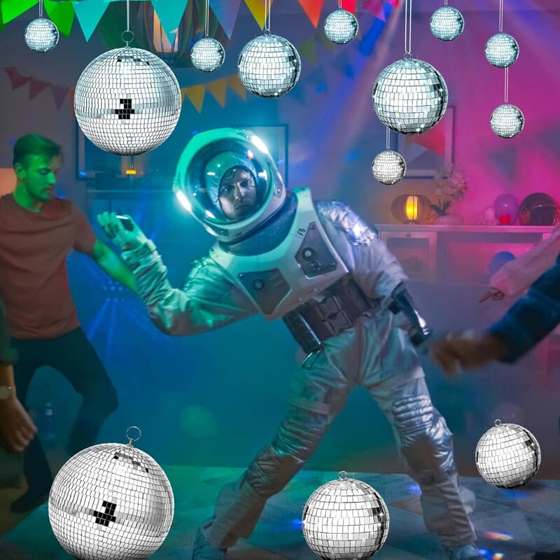 20cm Hanging Mirror Disco Ball for Parties and Home Décor - image 12