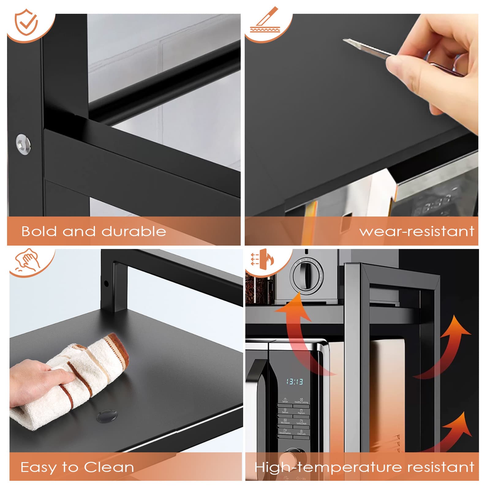 Maximise Worktop Space with this Extendable Microwave Rack - image 2