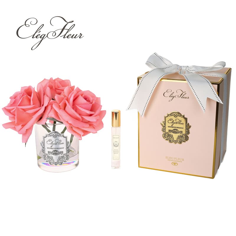 Effortless Elegance with a Deep Pink Rose Bouquet