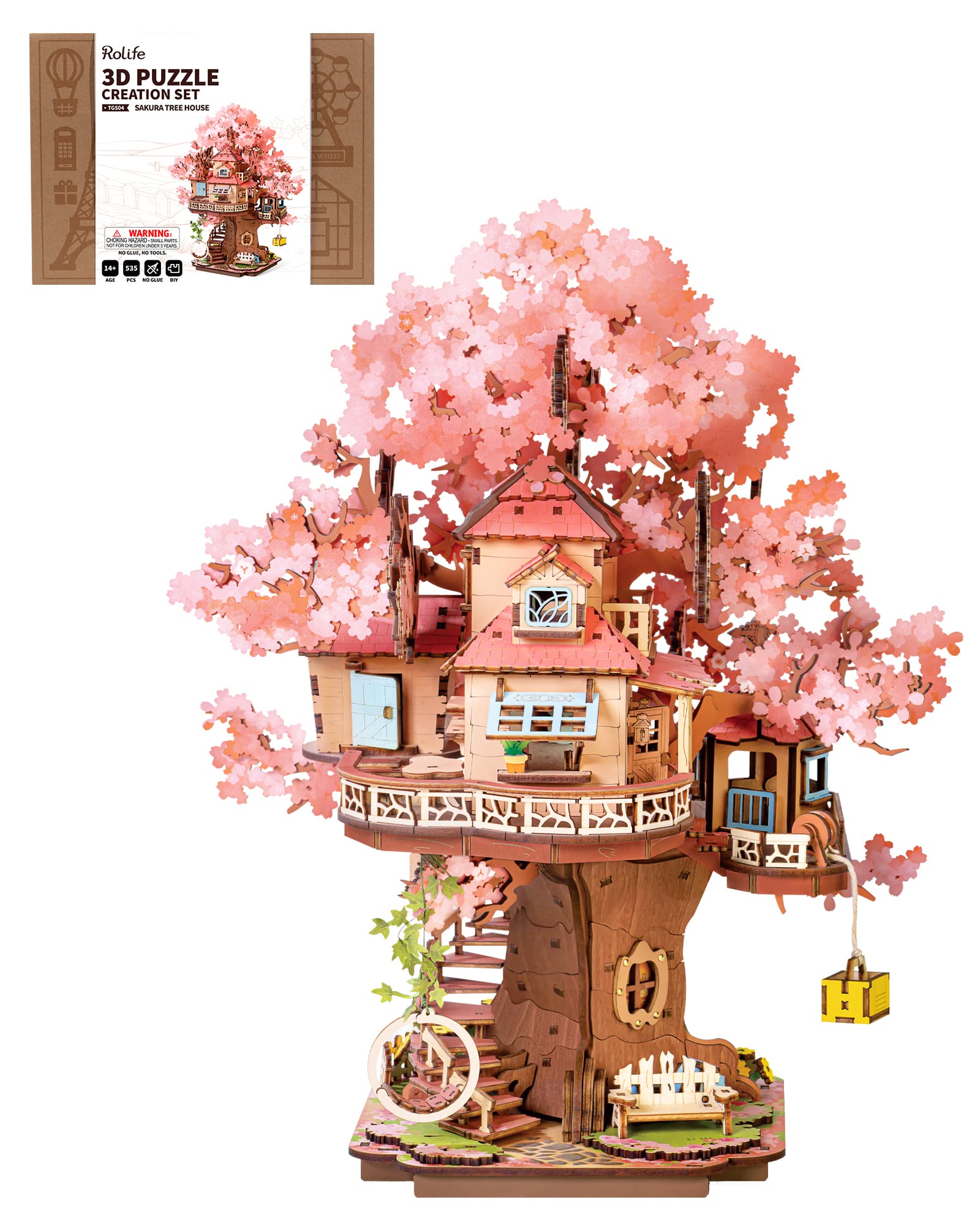 Build Your Own Peaceful Retreat with the Rolife Sakura Tree House