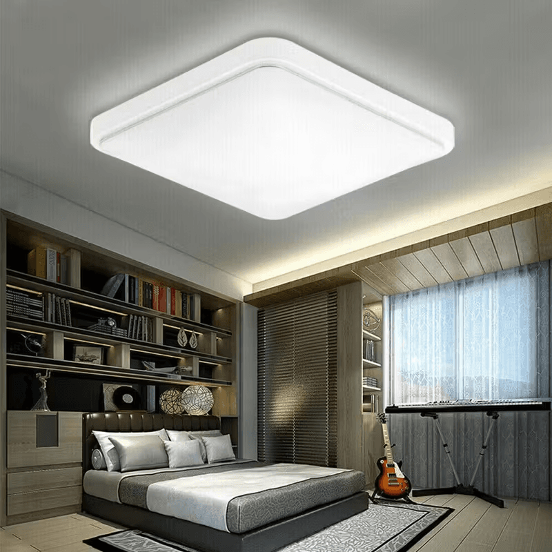 Modern Square LED Flush Mount Ceiling Light - image 6