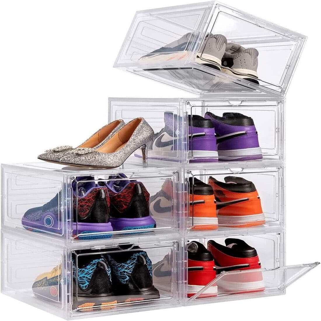 Clear Stackable Shoe Organiser Boxes - image 7