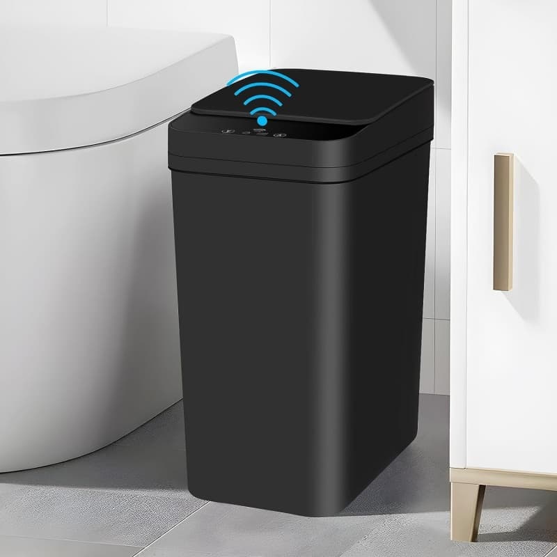 Effortless 12L Smart Sensor Bin for a Fresher Bathroom - image 4