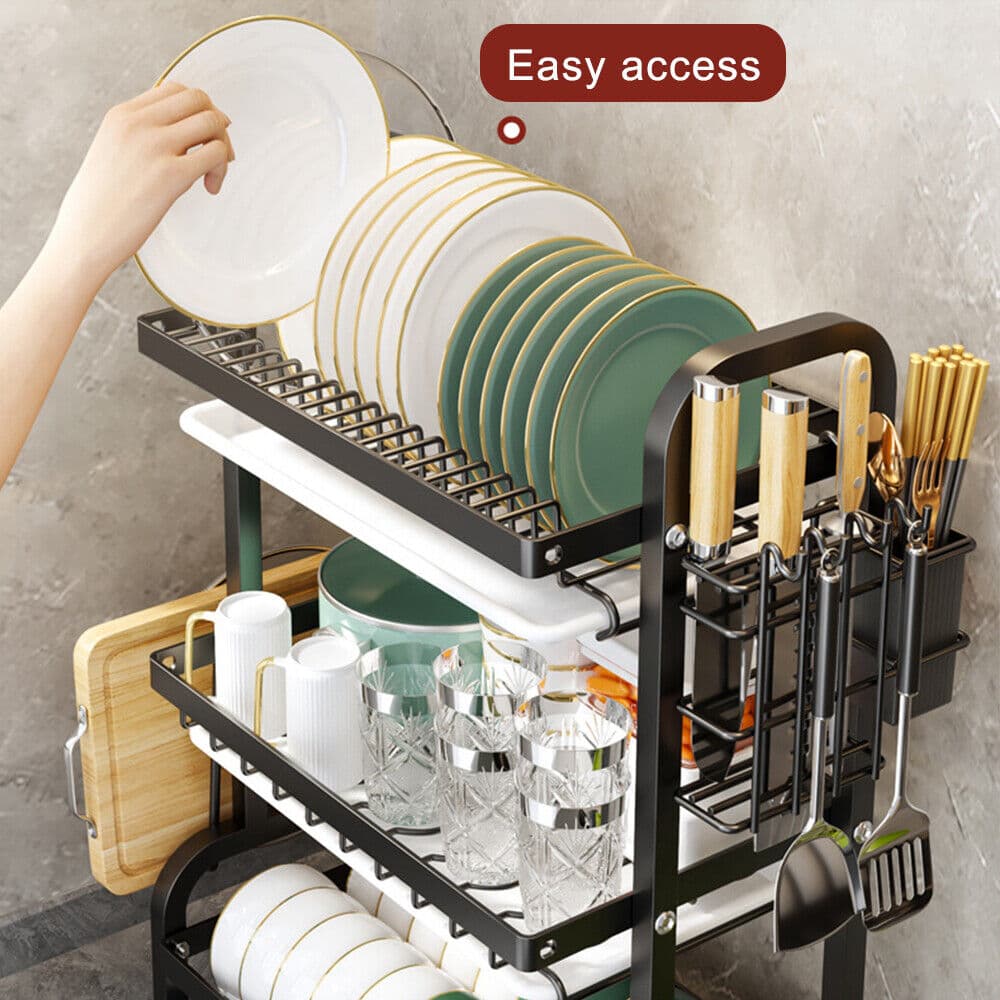 Keep Your Kitchen Organised with a 3-Tier Dish Rack - image 12