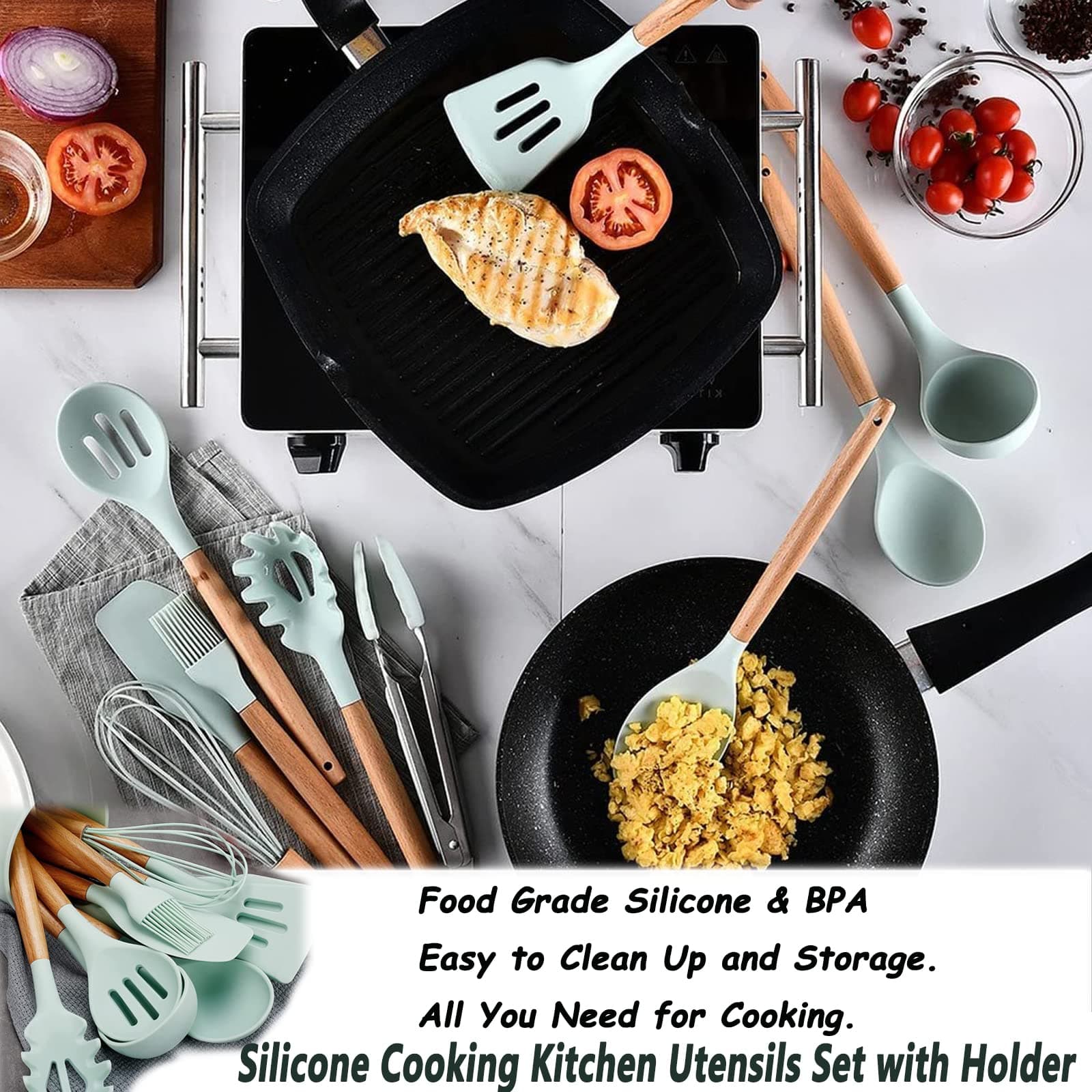 Effortless Meal Prep with Our Complete 12-Piece Cooking Set - image 6