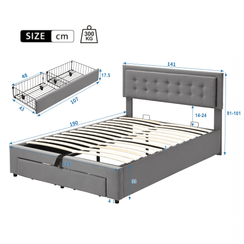 Effortless Storage Meets Elegant Design in a Velvet Double Bed - image 9