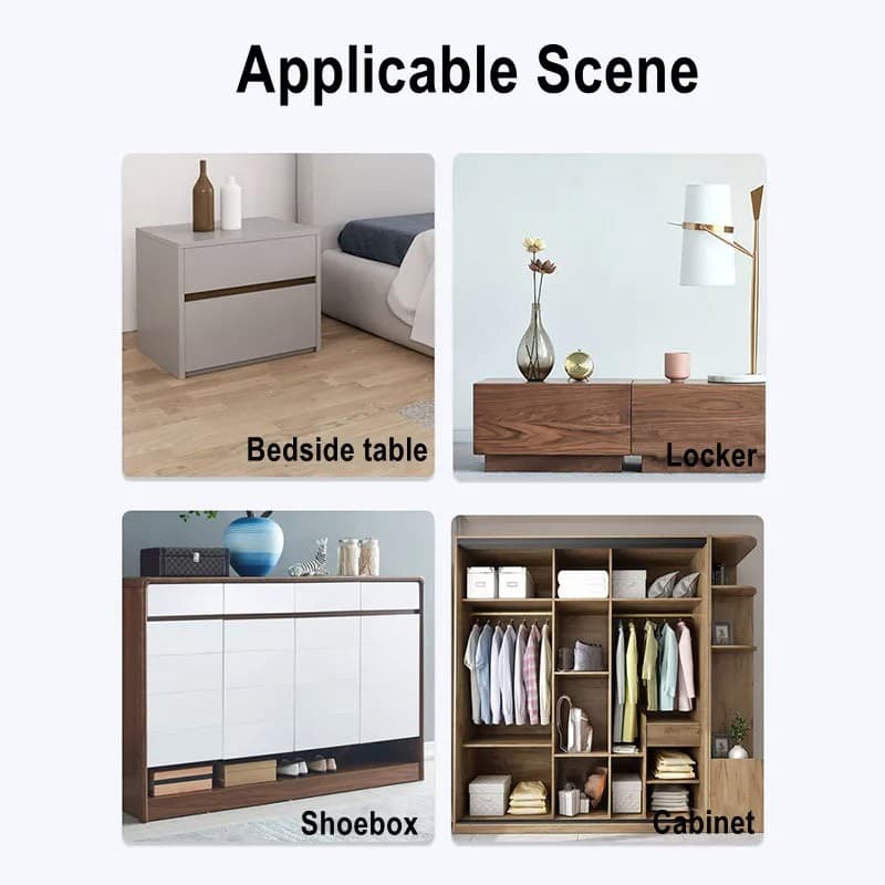 Set of 4 Adjustable Levelling Feet in Zinc-Plated Iron for Furniture & Machinery - image 5