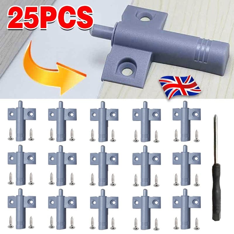 Quiet-Close Cabinet Door & Drawer Dampers — 25-Pack - image 5