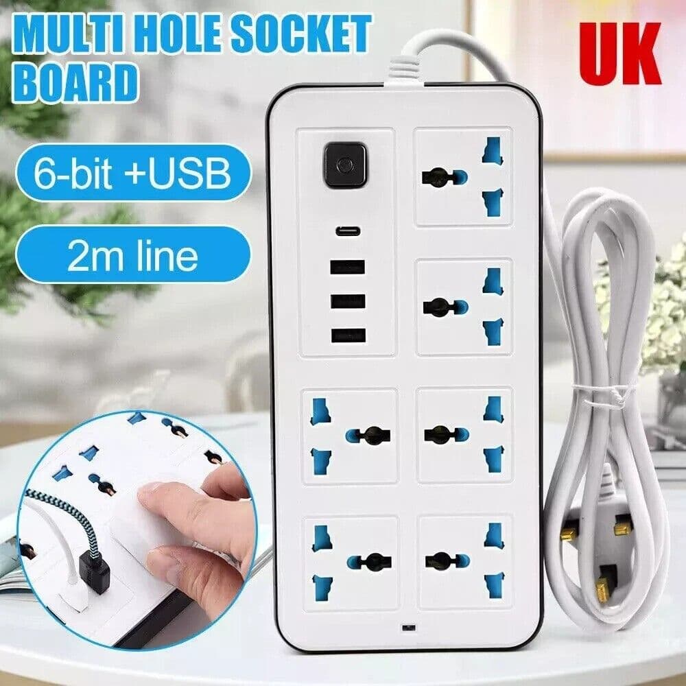 All-in-One Charging Hub with 6 Sockets and Smart USB-C - image 8