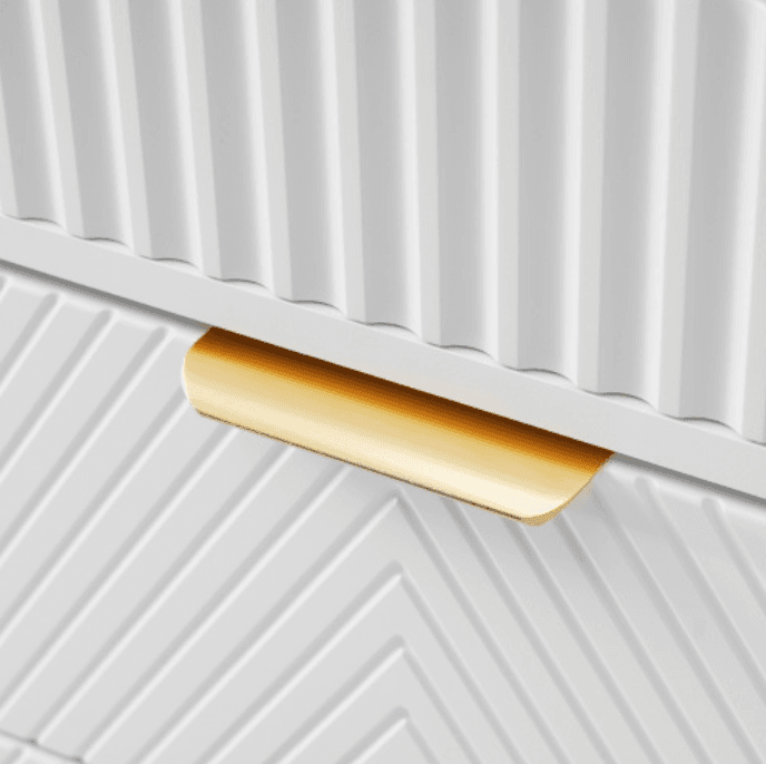 Contemporary White 6-Drawer Sideboard Cabinet - image 15