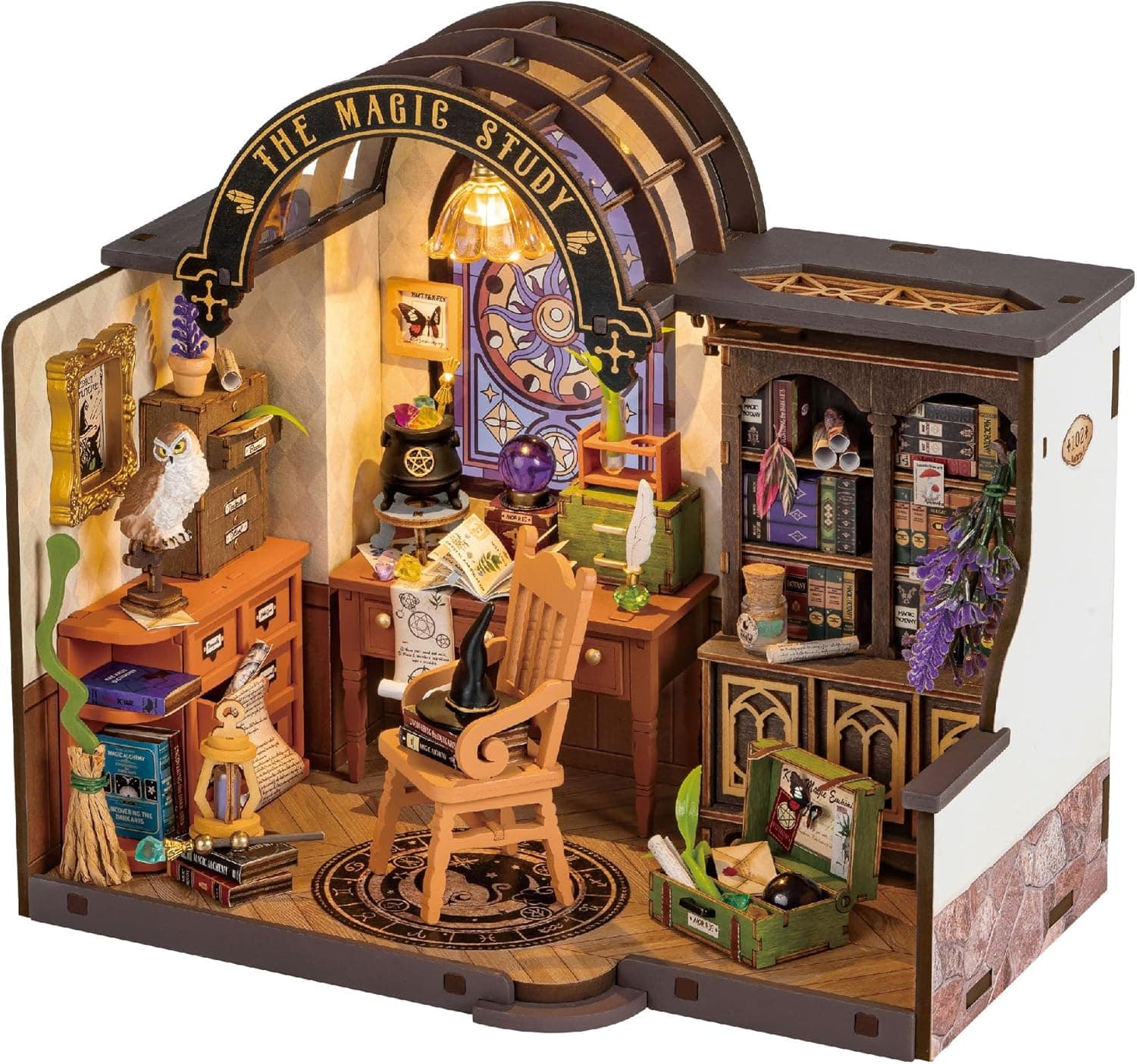 DIY Miniature House Kit: Magic Study - image 1