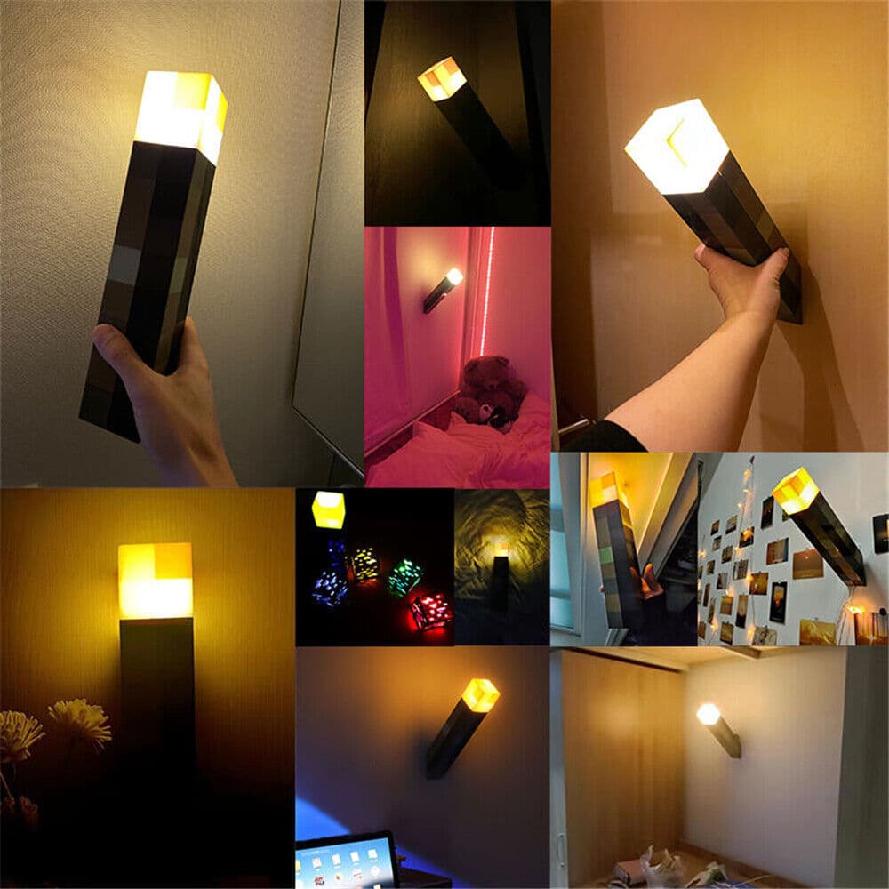 Pixel Torch Wall Lamp for Gaming Bedrooms - image 15