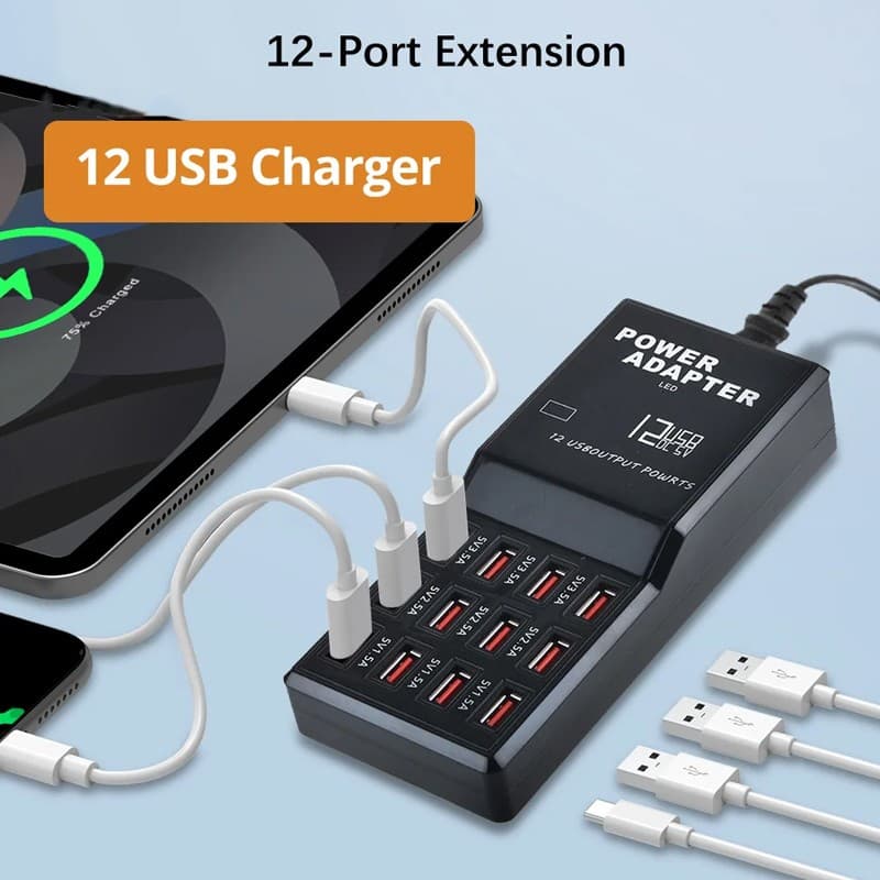 Charge 12 Devices at Once with This Desktop USB Hub - image 14