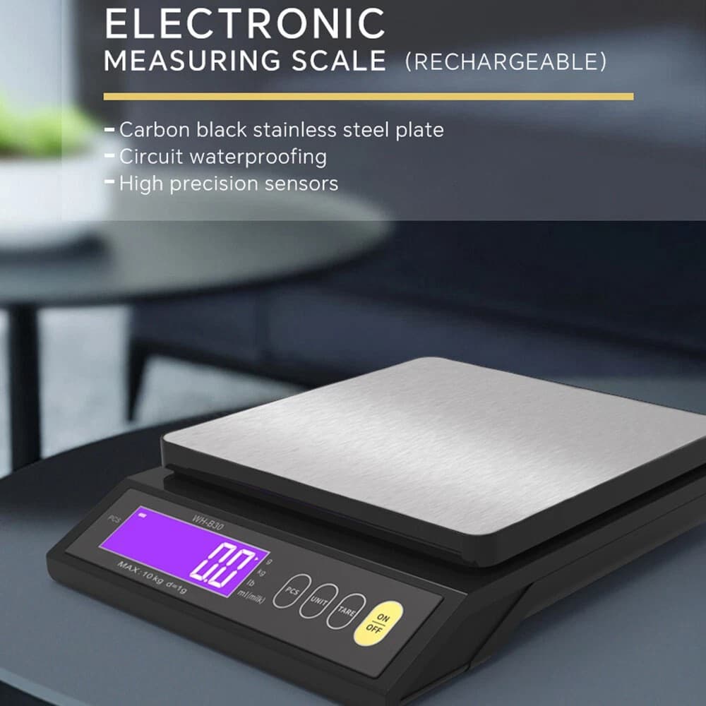 Effortless Baking with Waterproof 10kg Digital Kitchen Scales