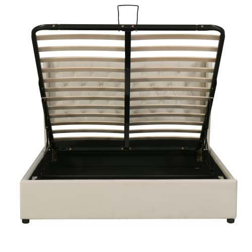 Effortless Storage Meets Timeless Style in this Velvet Bed - image 5