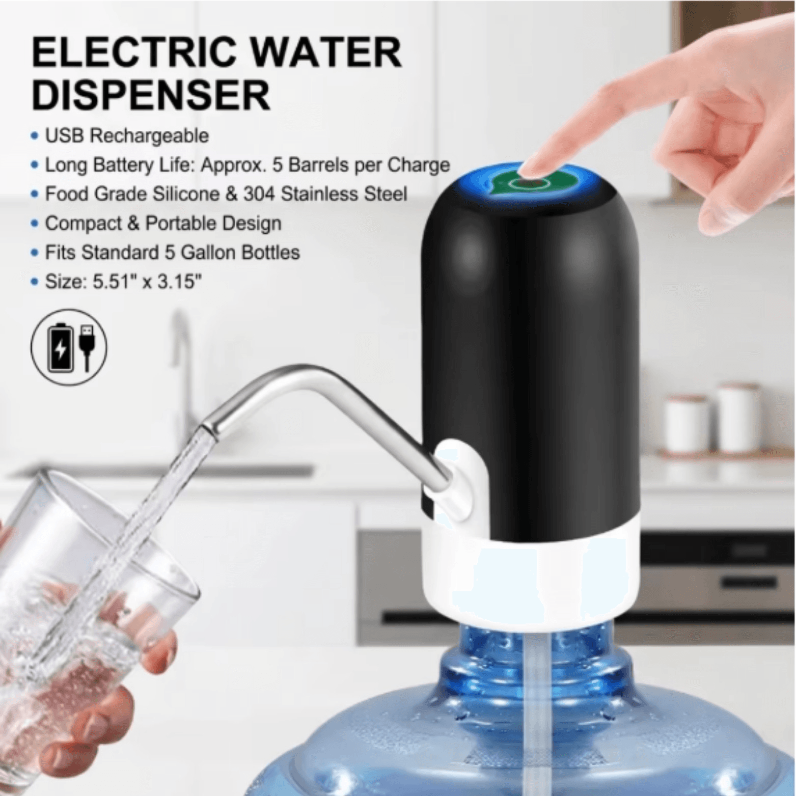 Effortless Hydration with the rydr Electric Water Dispenser - image 4