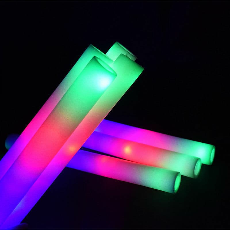 Transform Your Event with 100 Multi-Coloured LED Foam Batons - image 6