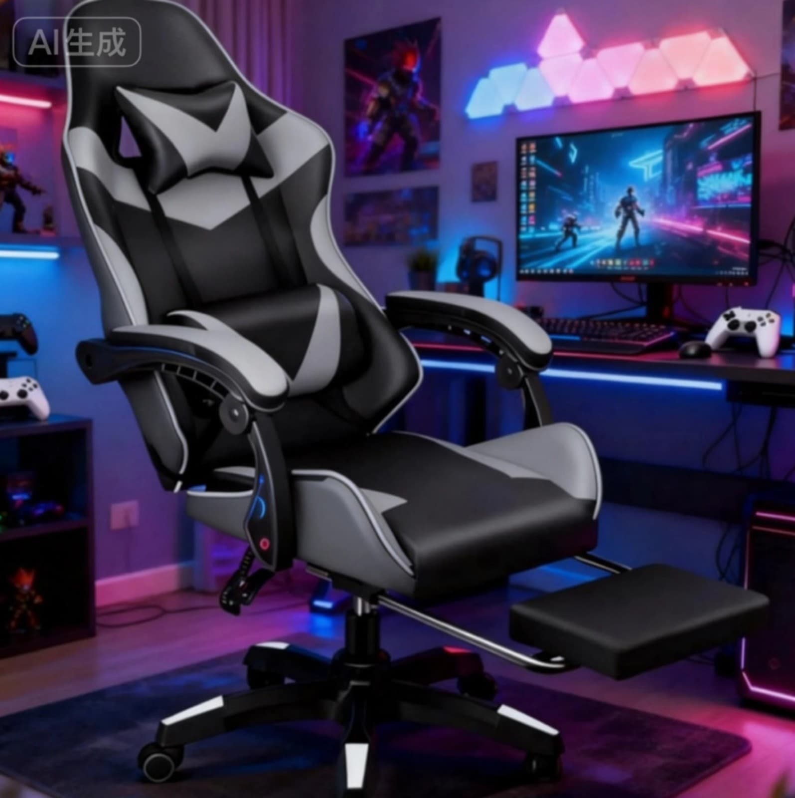 Premium Reclining Gaming Chair for Effortless Comfort - image 7