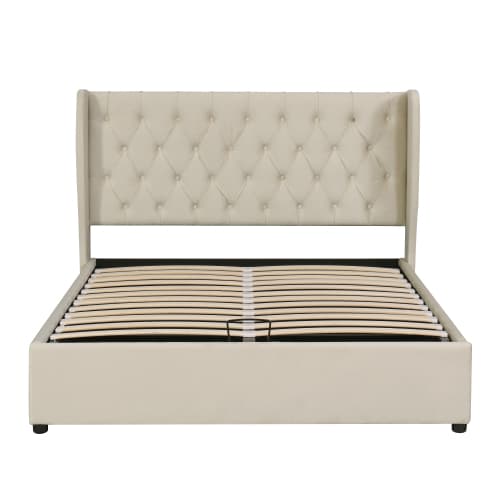 Effortless Storage Meets Timeless Style in this Velvet Bed - image 23