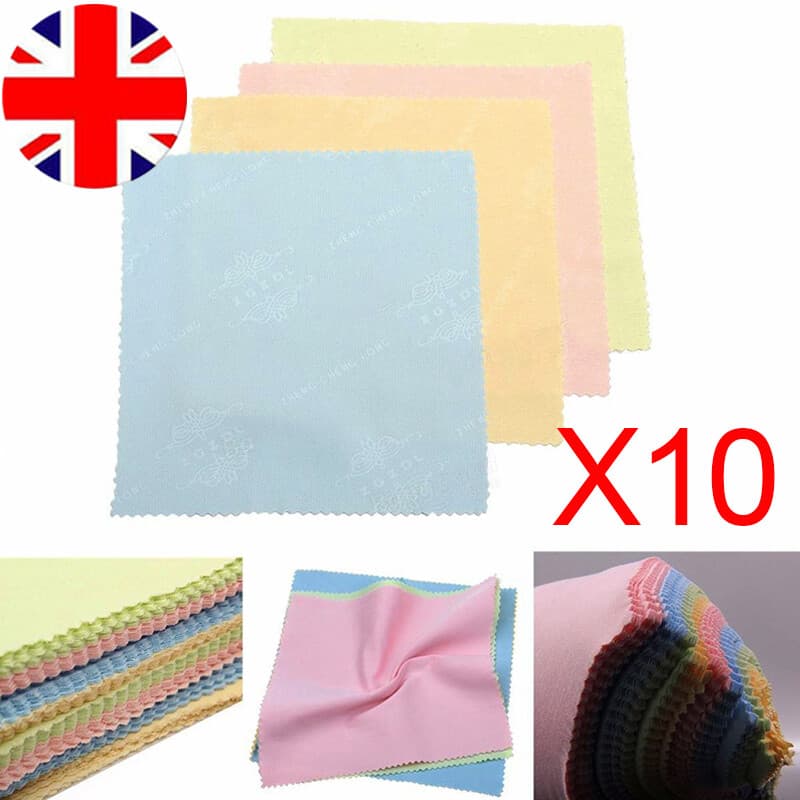 10 Microfibre Cleaning Cloths for Glasses, Phone Screens and Lenses - image 9