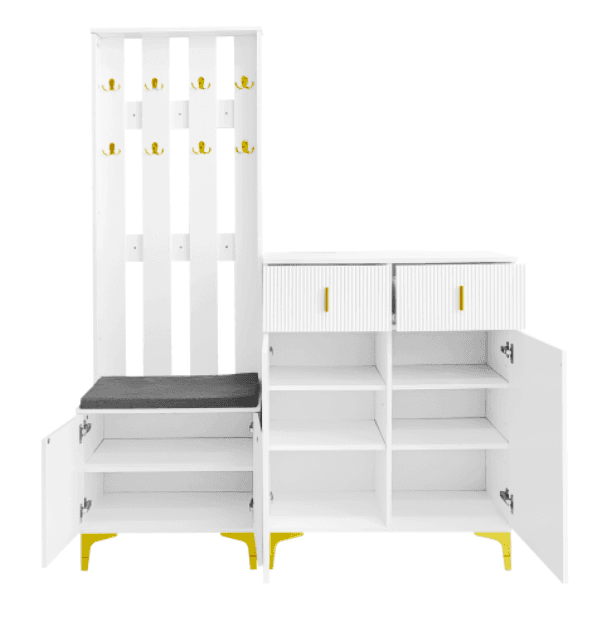 Transform Your Hallway with a Complete Wardrobe & Shoe Bench Set - image 3