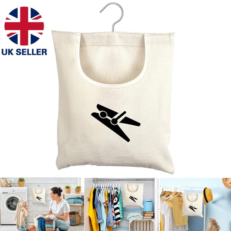 Effortless Laundry Days with Our Hanging Canvas Peg Bag - image 9