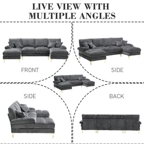 Create Your Perfect Social Hub with a Modular U-Shaped Sofa - image 4