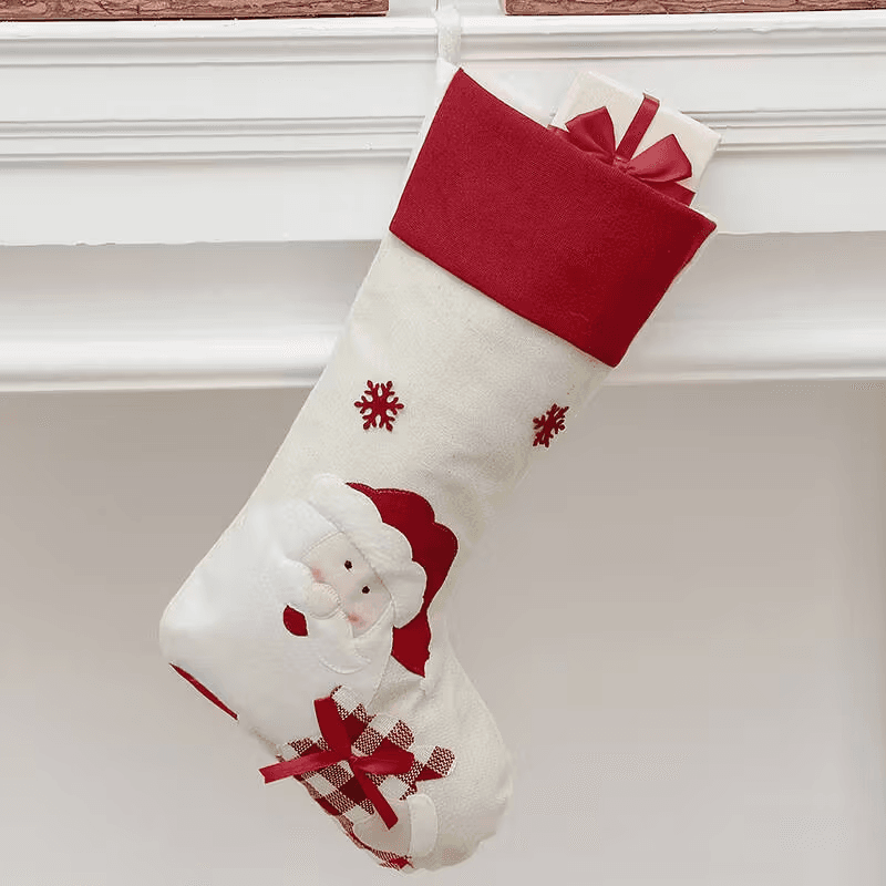 Three Generously Sized Christmas Stockings for the Mantelpiece - image 9