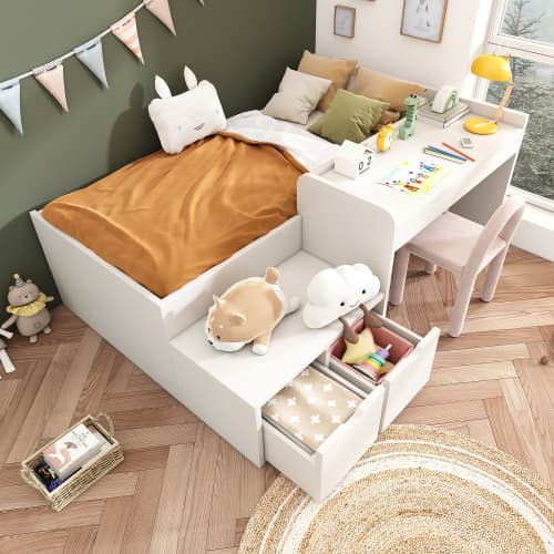 The Smart All-in-One Bed, Desk, and Storage for Kids' Rooms - image 11