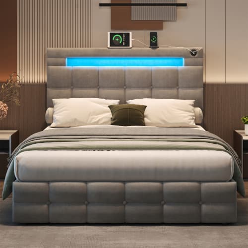 Transform Your Bedroom with Smart Storage & Ambient Lighting - image 43