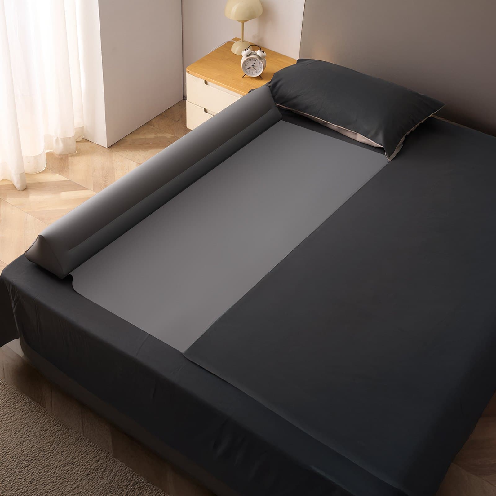 52-Inch Inflatable Toddler Bed Bumpers for Safe Sleep - image 6