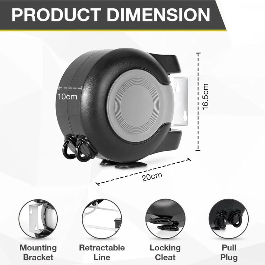 Effortless Drying with the 30m Double Retractable Washing Line - image 6