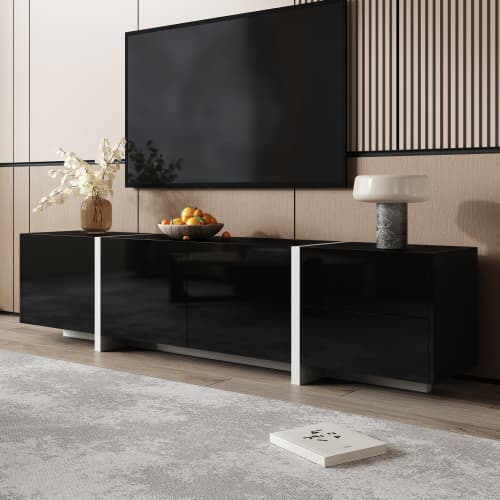 Modern Black High Gloss TV Stand, 170cm - image 15