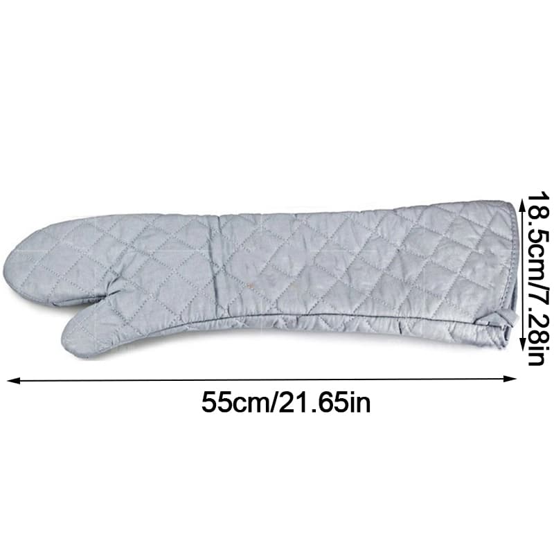 Extra Long Thickened Cotton Oven Glove for Ultimate Protection - image 2