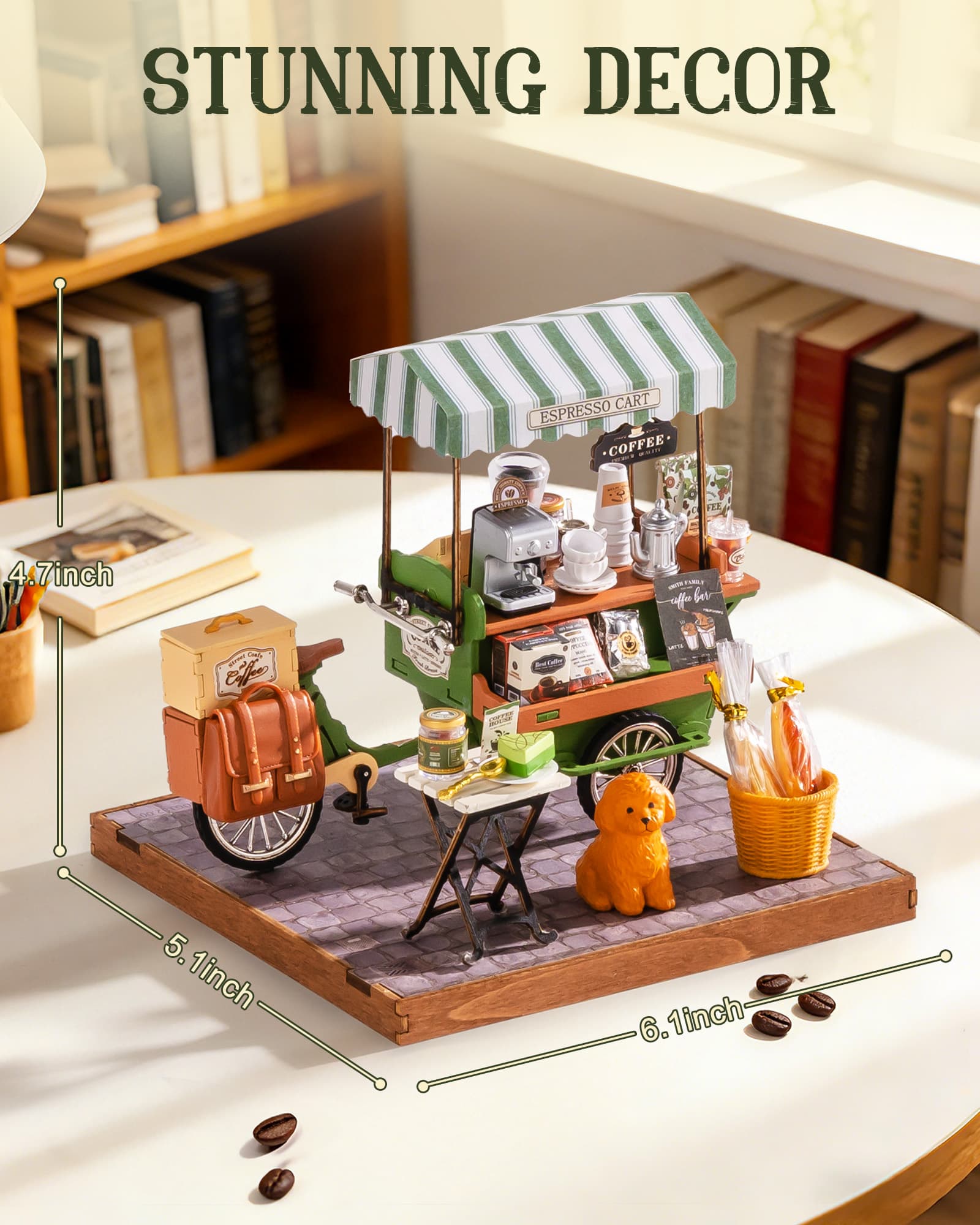 Build Your Own Vintage European Wooden Coffee Cart - image 10