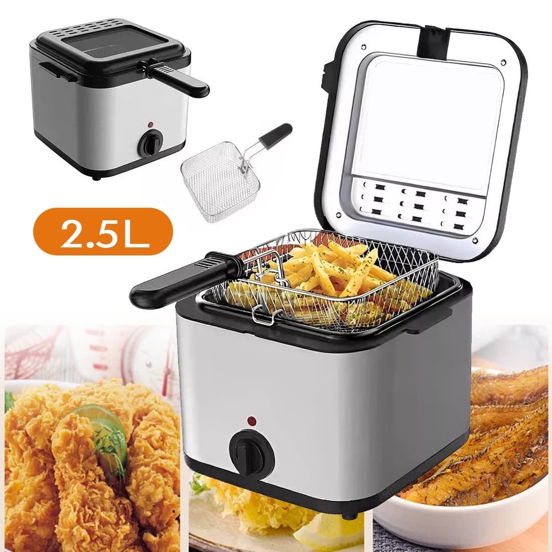 Transform Your Meals with this 2.5L Compact Deep Fat Fryer - image 11