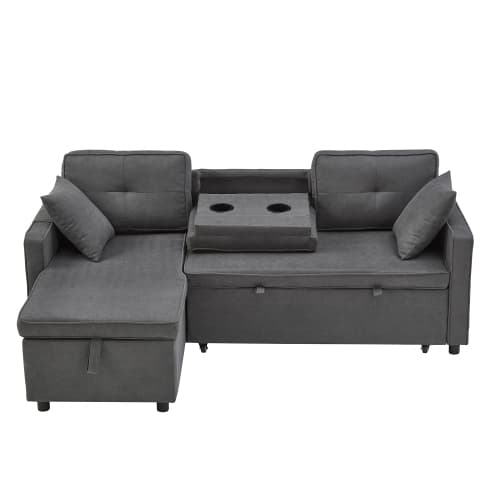 Effortless Comfort: Villalta Home Grey Corner Sofa Bed with Storage - image 28