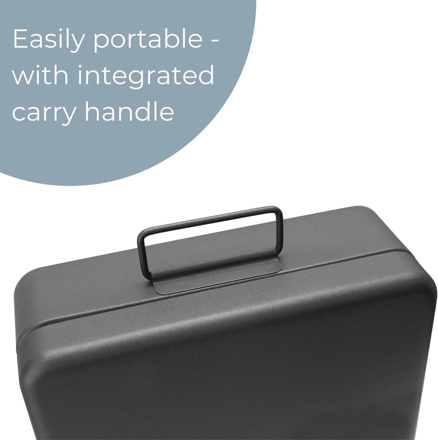 Secure Your Valuables with this 12-Inch Metal Safe Box - image 1