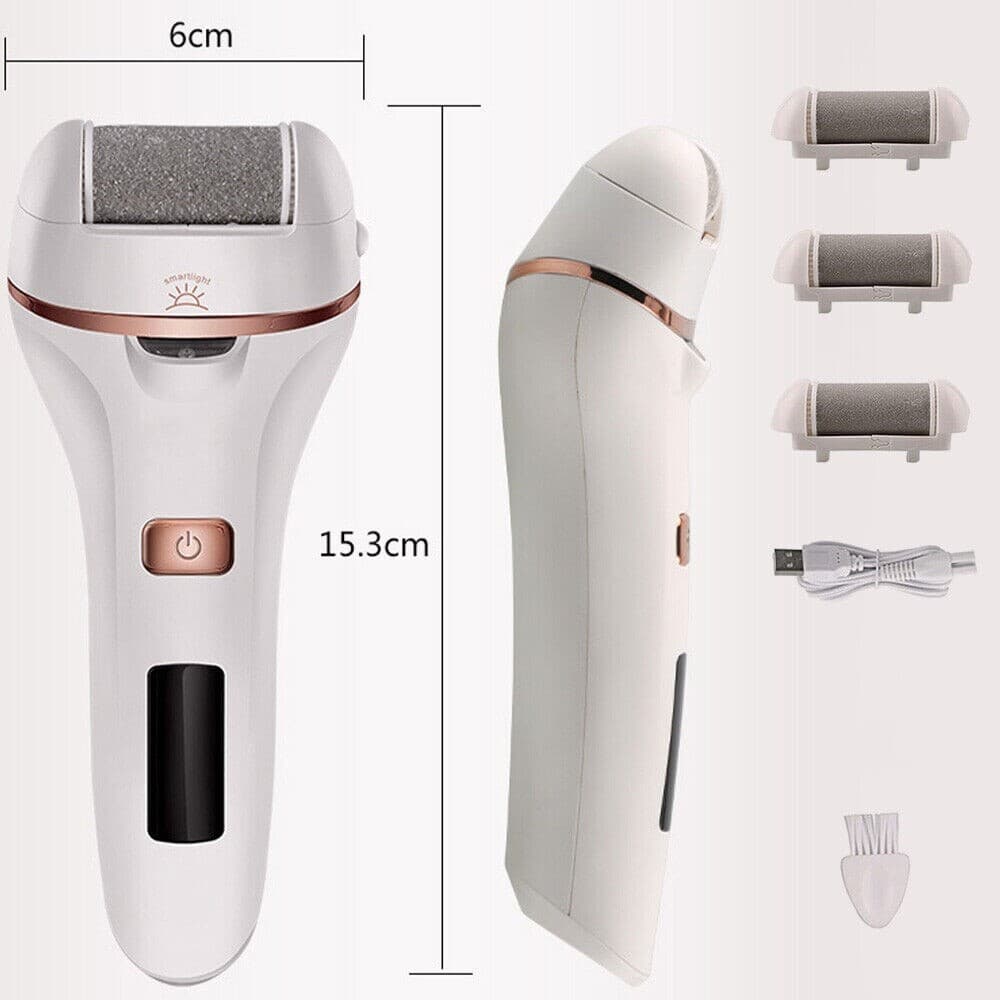 Waterproof Electric Callus Remover with Three Roller Attachments - image 14