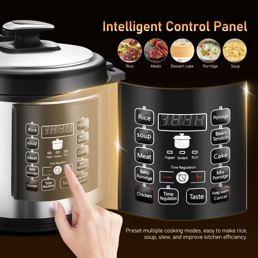 Transform Mealtime with the 6L 10-in-1 Electric Pressure Cooker - image 7