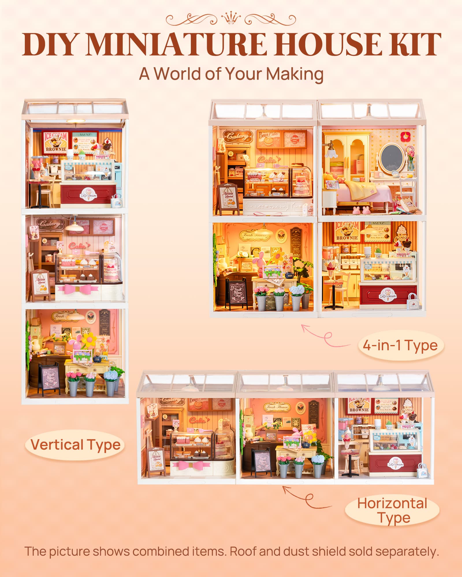 Build Your Own Radiant Fresh Flower Shop Miniature - image 3