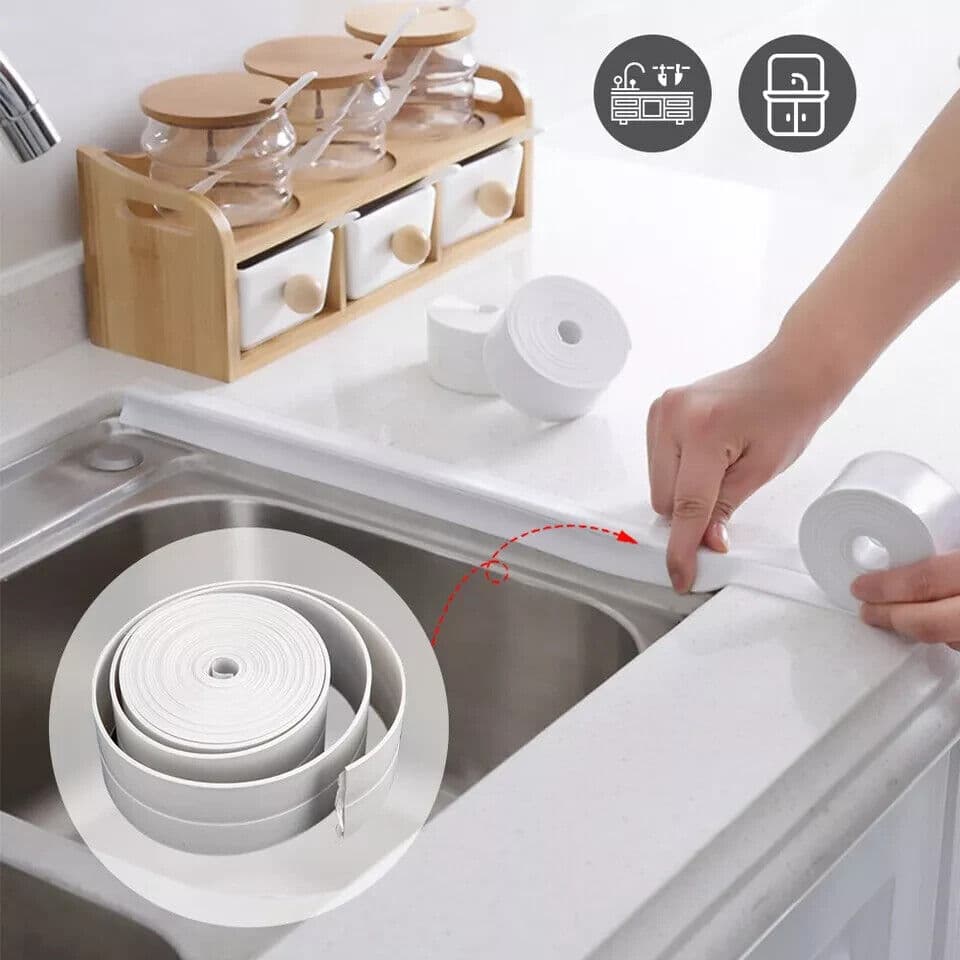 Transform Your Bathroom with Effortless Waterproof Sealant Tape - image 3