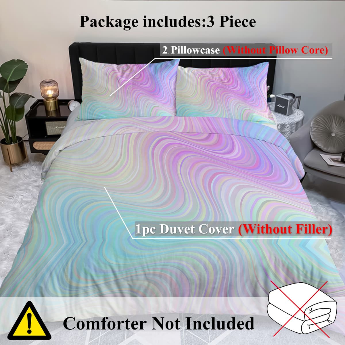 Ultra-Soft Brushed Microfibre Bedding Set - image 14