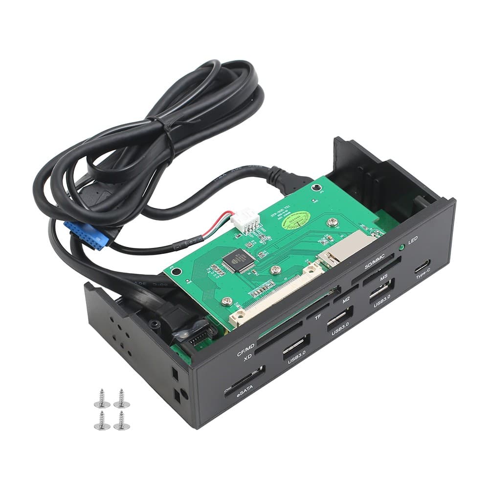 Internal Multi-Card Reader Front Panel with USB 3.0 and eSATA - image 8
