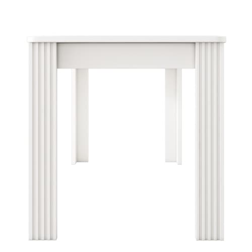 Modern Rectangular Dining Table for 4 People (Oak Effect) - image 14